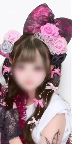 盛り髪セット　ピンク