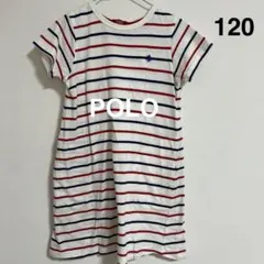 POLO ストライプ ワンピース 120のサムネイル