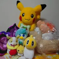 ポケモンセンターぬいぐるみ ピカチュウ シャリタツ づくし ワンパチ ニャオハ等