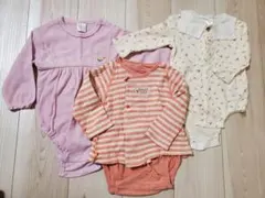 【まとめ売り】ロンパース 3点セット 70～80サイズ