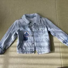 デニムジャケット ライトブルー刺繍