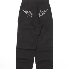 A BATHING APE BAPE ワークパンツ ブラックのサムネイル