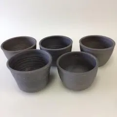 信楽焼　山野草鉢　盆栽鉢　植木鉢5個セット　12のサムネイル