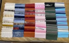 ハギレ　カットクロス　まとめ売り100枚セット(約10㎝×約10㎝)