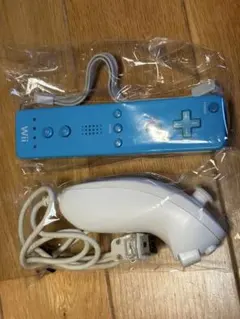 水色Wiiリモコン & ヌンチャクセット