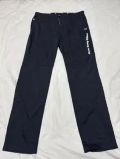 MASTER BUNNY EDITION スリムフィットパンツ 黒　サイズ4 ナイロンストレッチパンツ | MASTER BUNNY EDITION（マスターバニー
