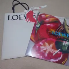 LOEWE ロエベ ショップ袋 ショッパー ライオンチャーム付　カタログのサムネイル