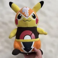 美品 ポケモン ポッ拳 でっかい マスクド・ピカチュウ ぬいぐるみ 即日