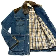 極美品 バーバリーブラックレーベル デニムジャケット ライナー ノバチェック