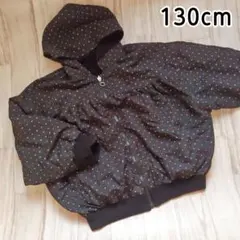 リバーシブル　フード付き　ジップアップ　パーカー