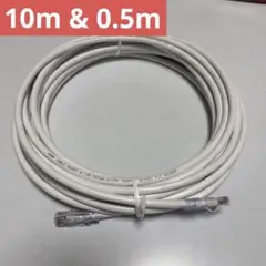 【未使用】カテゴリ6ALANケーブル10&0.5m PANDUIT & 日本製線
