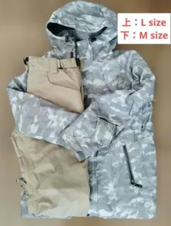 スノーボードウェア　上（mistral）下（sands）セット
