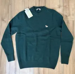 ●④_MAISON KITSUNE_メンズ セーター_緑_サイズSのサムネイル