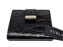 ぐみぽん様専用　フルラ FURLA ブラック レザー 二つ折り財布