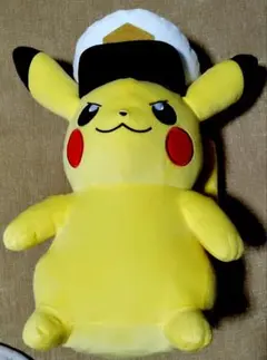 シェフ帽子付きピカチュウぬいぐるみ