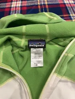 patagonia パタゴニア　フリースジャケット XS 緑/白