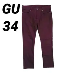 GU ウルトラストレッチスキニーパンツ メンズ 34 XL ストレッチ