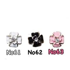 No61-63.１個¥110★ネイルパーツ☆カメリア