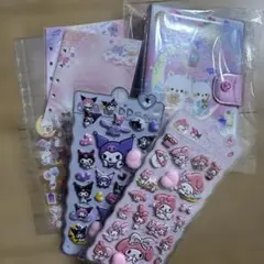 シール帳　おしりシール　クロミ　マイメロ
