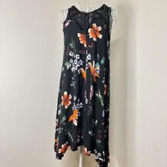 SPENSE 花柄 キャミワンピース【L】