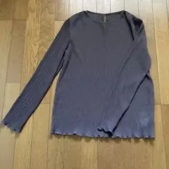 セレクトモカ　 長袖 プリーツトップス グレー系のサムネイル