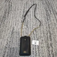 COACH スマホショルダーバッグ ブラック