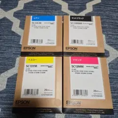 EPSON 純正インクカートリッジ 4色セット SC13シリーズ - メルカリ