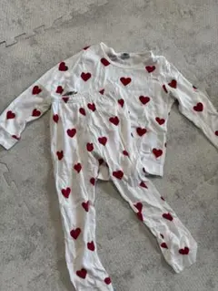 PETIT BATEAU ハート柄 セットアップ 4ans/104cmのサムネイル