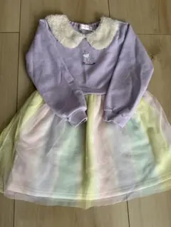 ユニコーン　長袖ワンピース 110