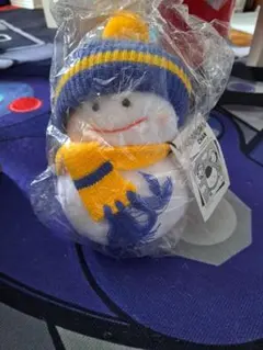 シナダ　SHINADA　雪だるま　ぬいぐるみ　新品　タグ付　当時物　昭和　レトロ 新品 80年代 ビンテージ 韓国製 シナダ 雪だるまちゃん