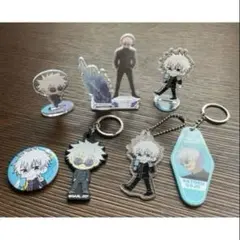 呪術廻戦 五条悟 グッズセット アクリルスタンド 缶バッジ アクリルキーホルダー