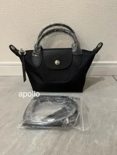 LONGCHAMP ル プリアージュ ネオ トップハンドルバッグ XS ブラック