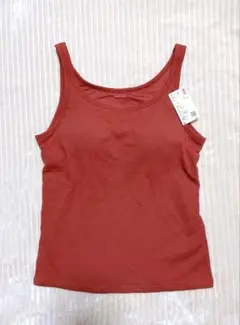 UNIQLO エアリズムコットンリブブラタンクトップ　L ピンク