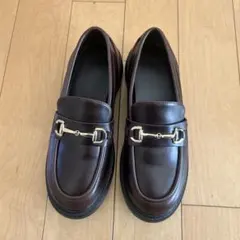 GUローファー　Lサイズ　ブラウン