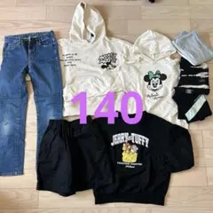 140 ミッキー　レギンス　パーカー　トレーナー　トップス　女の子　まとめ売り