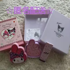 ハッピーセット マイメロのステンシルセットとクロミ小物入れ