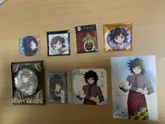 鬼滅の刃 冨岡義勇 水柱を応援しています ピンバッジ&半券ドリンク