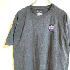 チャンピオン　champion Tシャツ　半袖　濃いグレー　メンズ　古着
