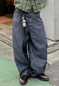 （ユニセックス）ノンフェードセルビッジデニム