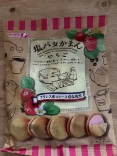 宝製菓 塩バタかまん いちご 102g 期間限定のサムネイル