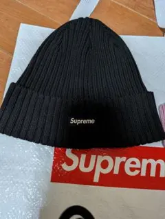 Supreme ニット帽 ビーニー ブラック