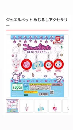 ジュエルペット めじるしアクセサリー 3個セット