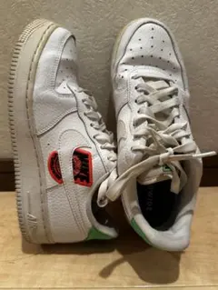 Nike Air Force 1 ホワイト/グリーン