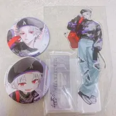 ※最終お値引き　にじさんじ 7大タワー アクリルスタンド 缶バッジ　葛葉