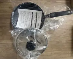現行型 新品 アムウェイ ノンスティック フライパン 20cm 蓋付き@