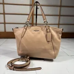 Coach コーチ トートバッグ オールレザー F36675 2way シボ革