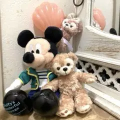 ディズニー　ミッキー ダッフィーワンダフルヴォヤッジ　シェリーメイぬいぐるみバッ