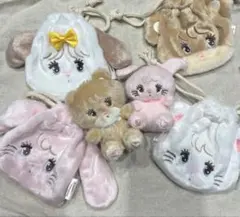 mikko ミッコ ぬいぐるみ　巾着　ガチャ　カプセルトイ