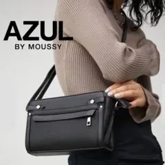 AZUL by moussy☆ブラック ショルダーバッグ☆美品