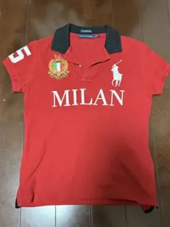 Polo Ralph Lauren MILAN ビッグポニー ポロシャツ 赤 - メルカリ